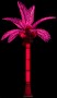 Purple Tiara Coconut Lighted Palm Tree | Products | Pacific Lights Inc.