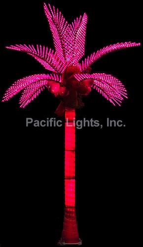 Purple Tiara Coconut Lighted Palm Tree | Products | Pacific Lights Inc.