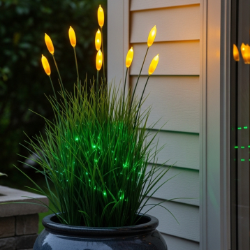 Natural LED Wheat Grass