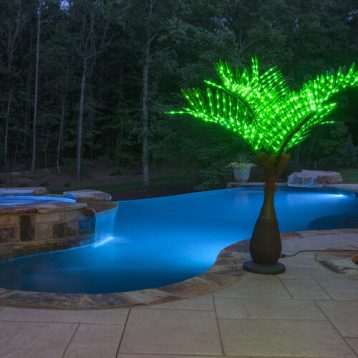 LED Bottle Lighted Palm Tree 1525